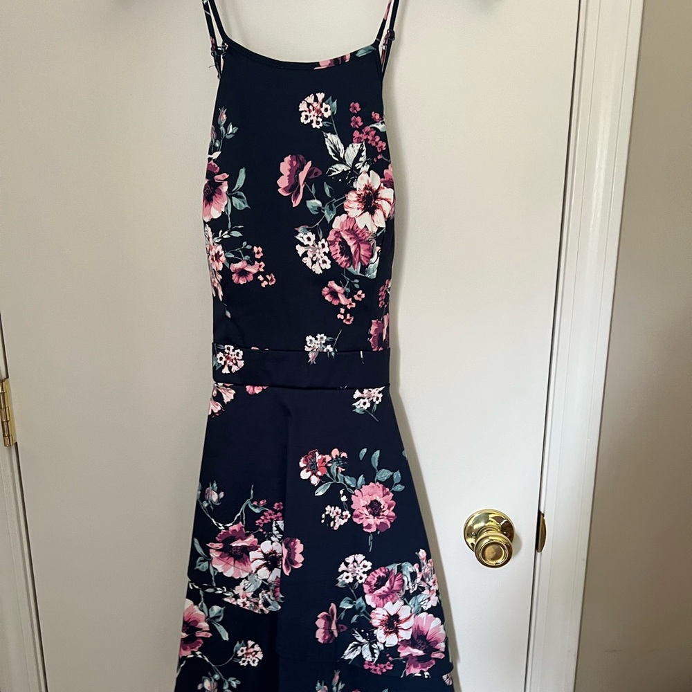 Macy’s “Speechless” floral formal dress - Juniors s. 13 NWT